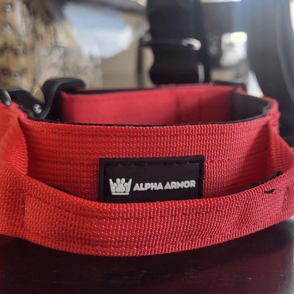 Scarlet TUFF Tactical Collar - Alpha Armor